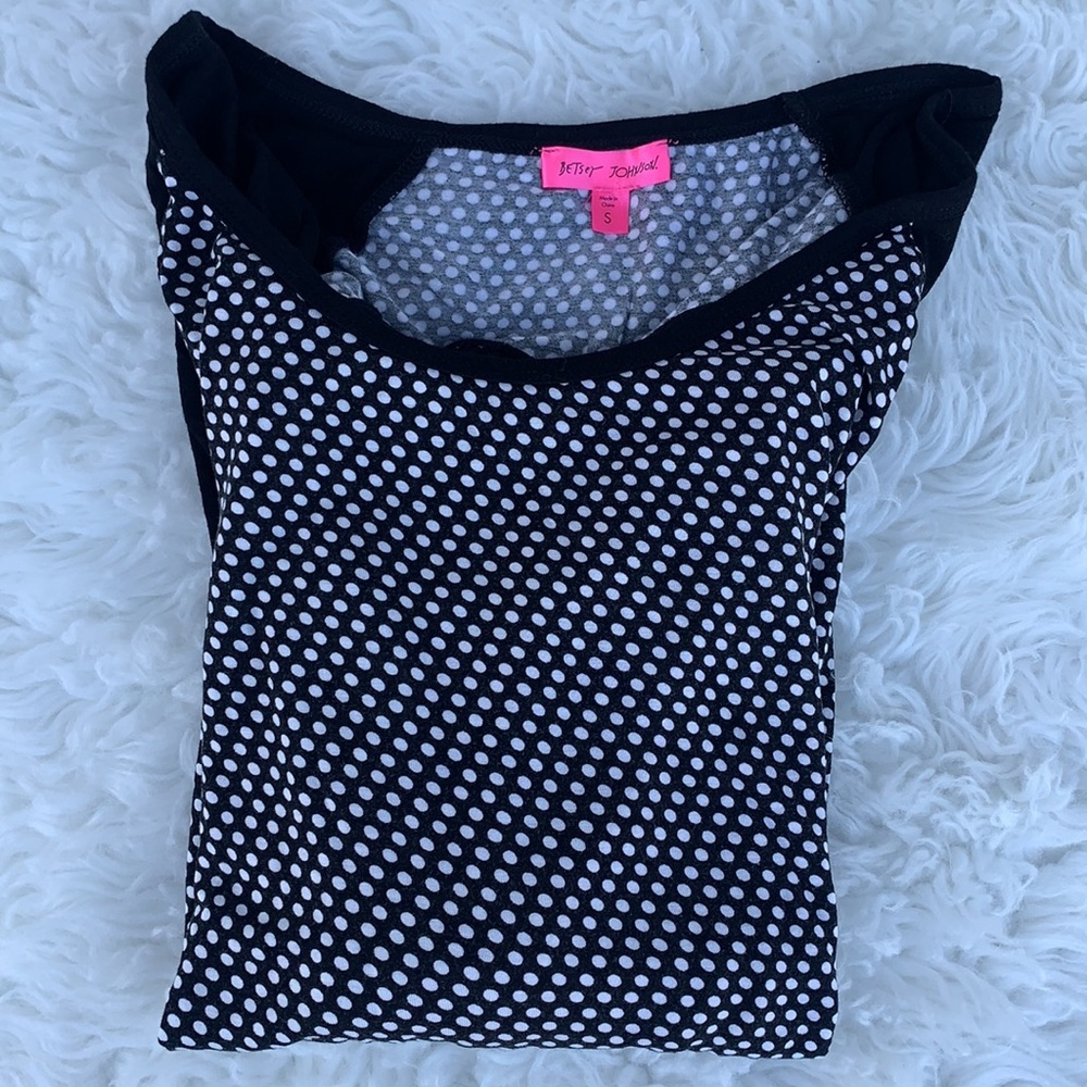 Betsey Johnson pajama shirt comfy lounge wear